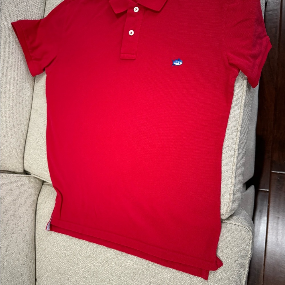 Kids Red Polo Shirt - Classic Short Sleeve